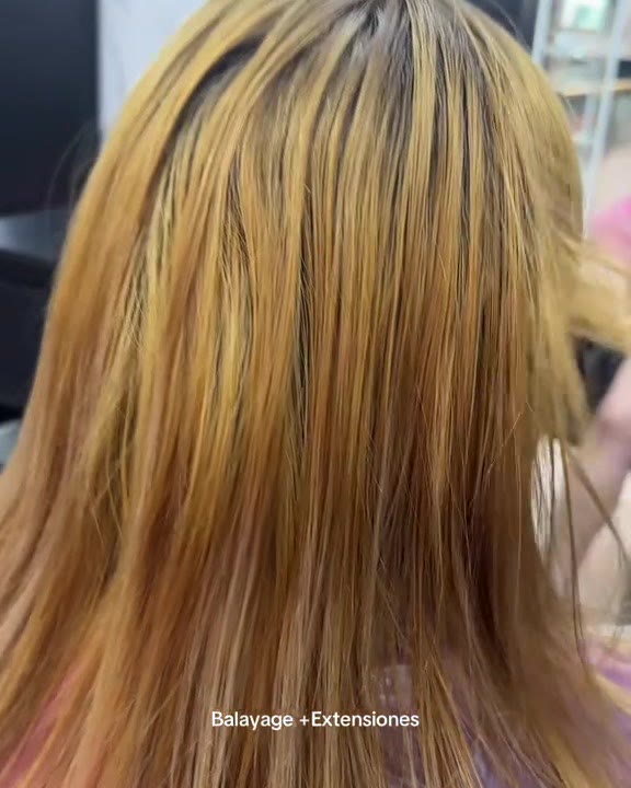 Balayage con extensiones resultado real Jenny de la Cruz Peluqueros